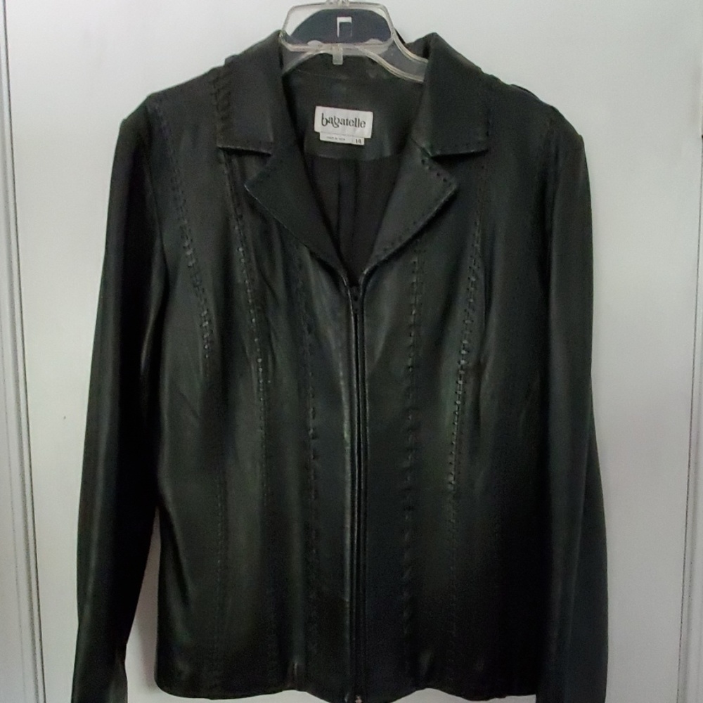 Leather jacket